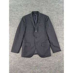 J Crew Suit Jacket 36 S Navy Wool Solid Ludlow Loro Piana Italy Slim Fit Luxury